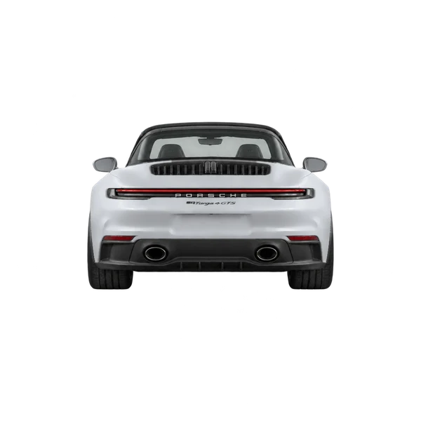 silver 2026 Porsche 911 Targa 4 GTS rear view