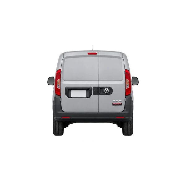 silver 2023 Ram Promaster City rear view