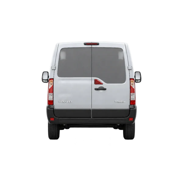 silver 2012 Renault Master rear view