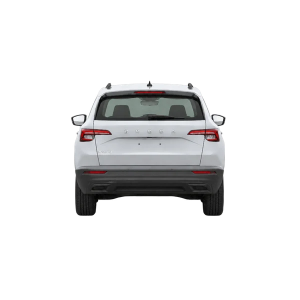 silver 2022 Skoda Karoq rear view