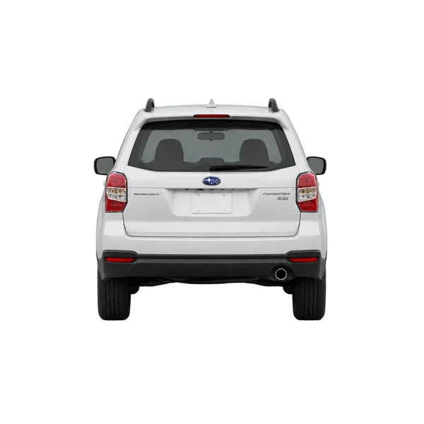 white 2017 Subaru Forester rear view