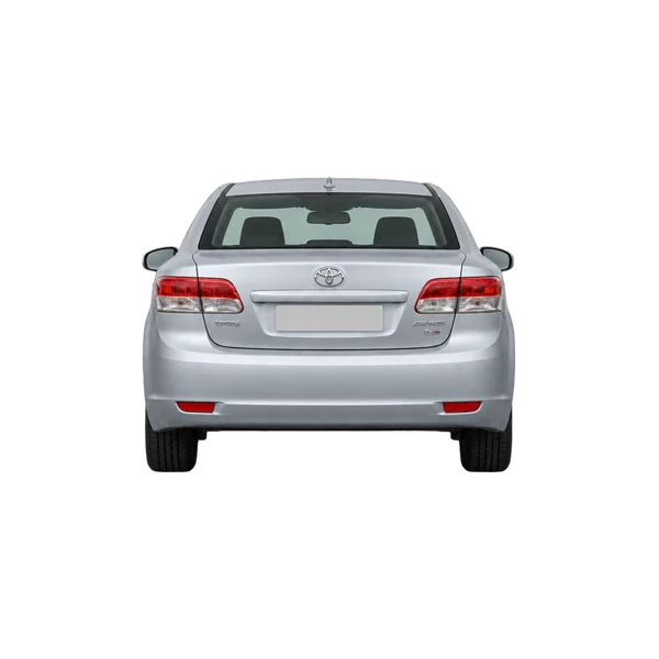 silver 2010 Toyota Avensis T2 D-4D rear view