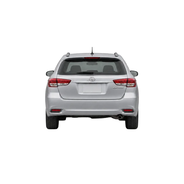 silver 2015 Toyota Caldina rear view