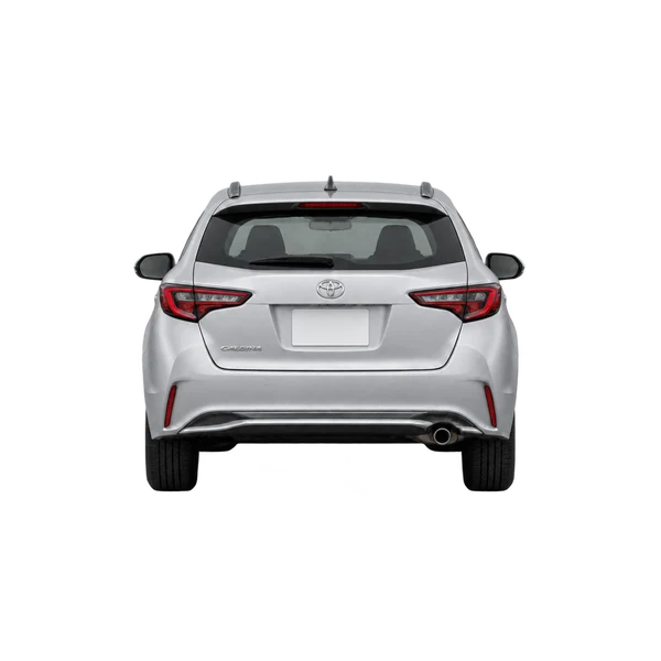 silver 2020 Toyota Caldina rear view