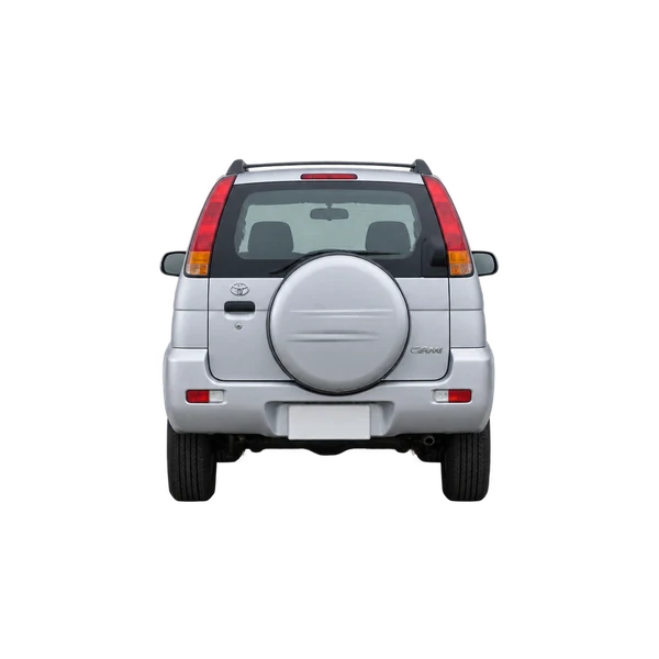 silver 2000 Toyota Cami rear view