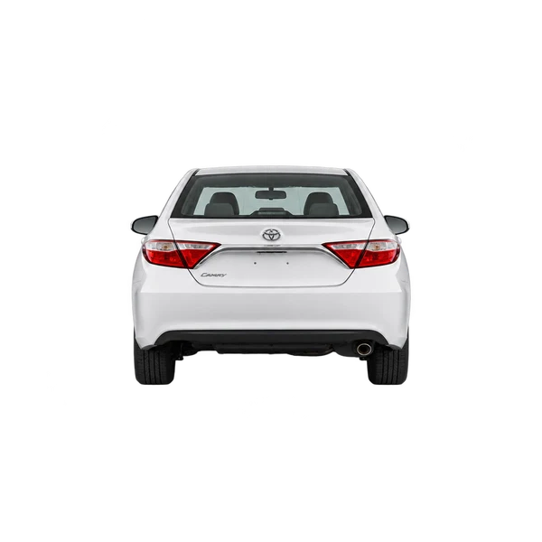 white 2017 Toyota Camry rear view