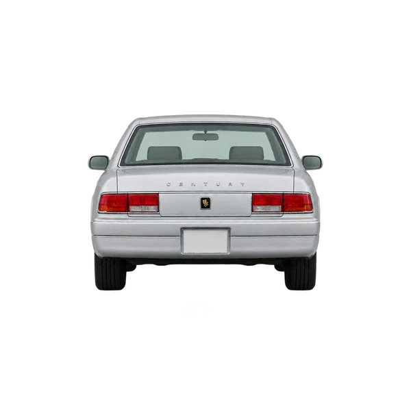 silver 2000 Toyota Century rear view