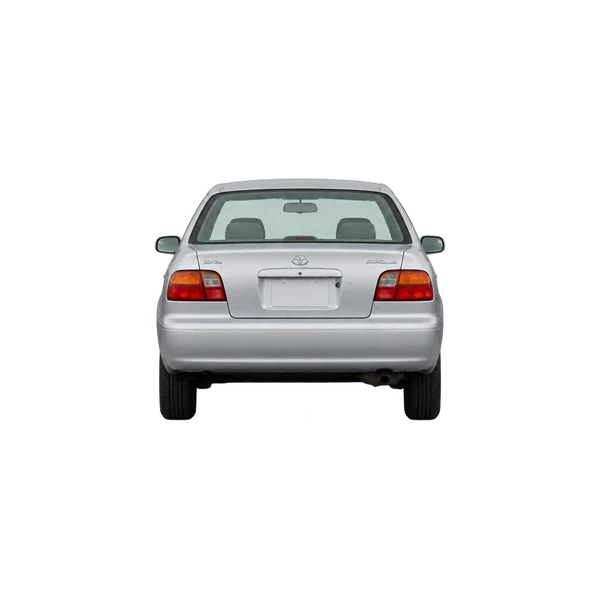 silver 1998 Toyota Corolla rear view