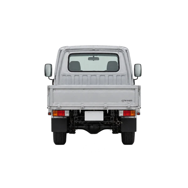 silver 2000 Toyota Dyna rear view