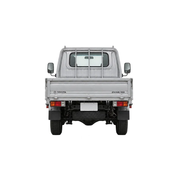 silver 2010 Toyota Dyna 100 rear view
