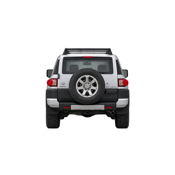 silver 2014 Toyota FJ Cruiser rear view
