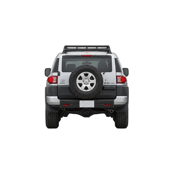 silver 2020 Toyota FJ Cruiser rear view