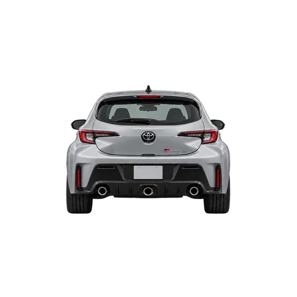 silver 2024 Toyota GR Corolla rear view