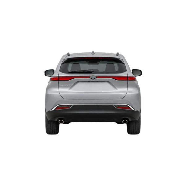 silver 2020 Toyota Harrier rear view