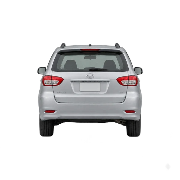 silver 2020 Toyota Ipsum rear view