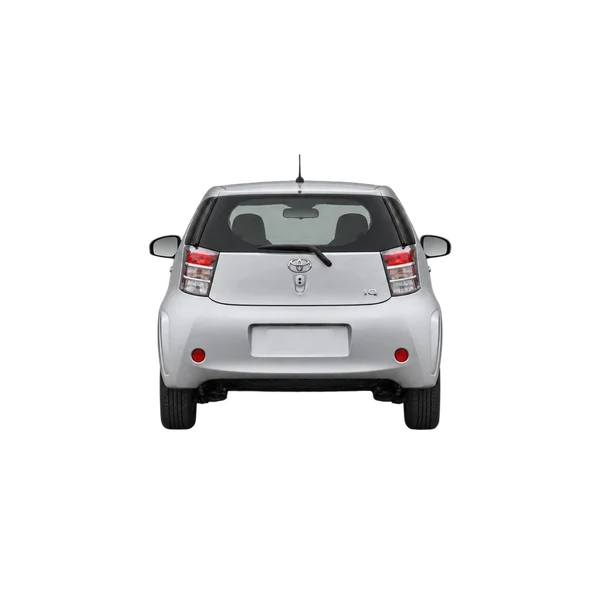 silver 2010 Toyota IQ rear view
