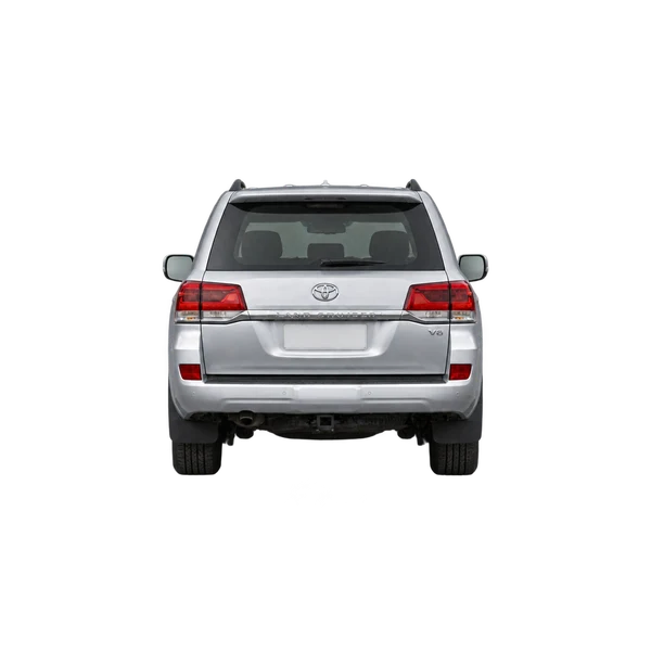 silver 2015 Toyota Landcruiser V8 rear view