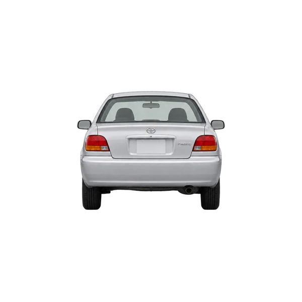 silver 2010 Toyota Paseo rear view