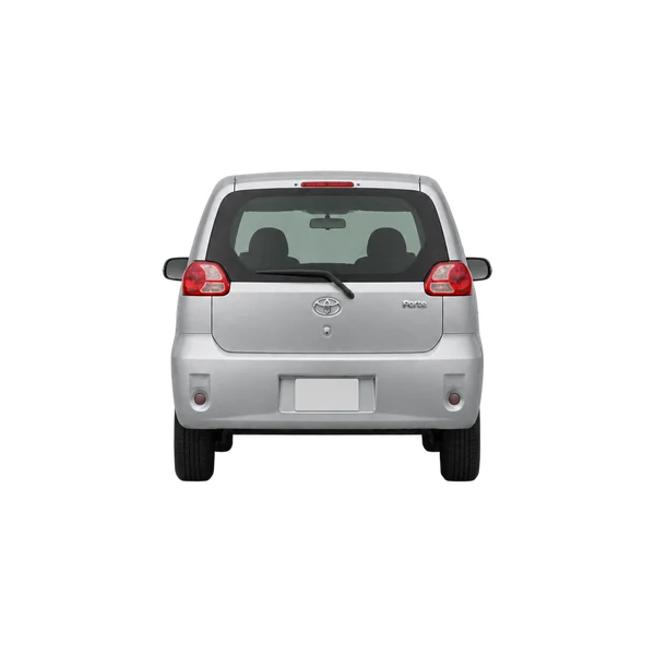 silver 2005 Toyota Porte rear view