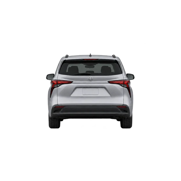 silver 2025 Toyota Previa rear view