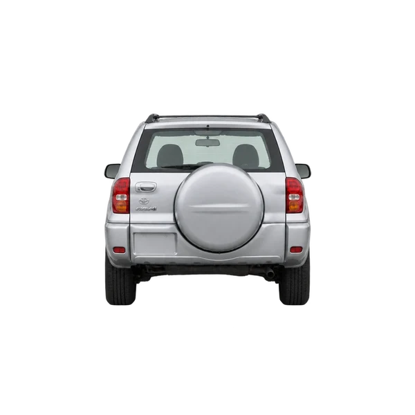 silver 2003 Toyota RAV4 rear view
