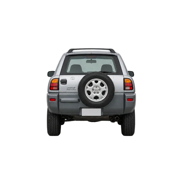 silver 1995 Toyota RAV4 Funcruiser rear view