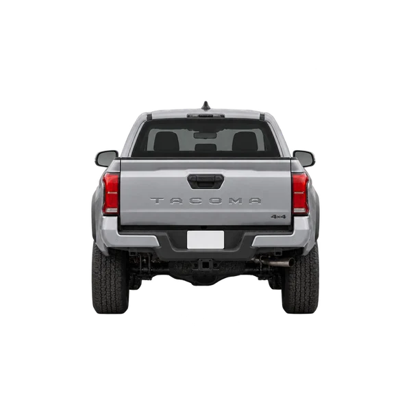 silver 2027 Toyota Tacoma rear view