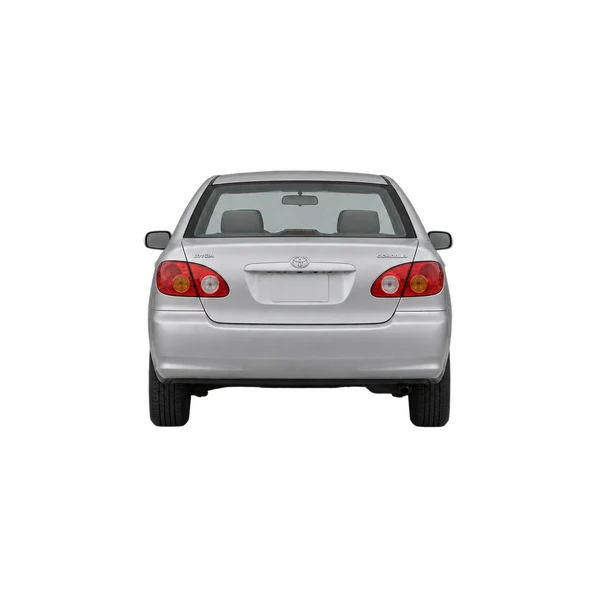 silver 2000 Toyota Will rear view
