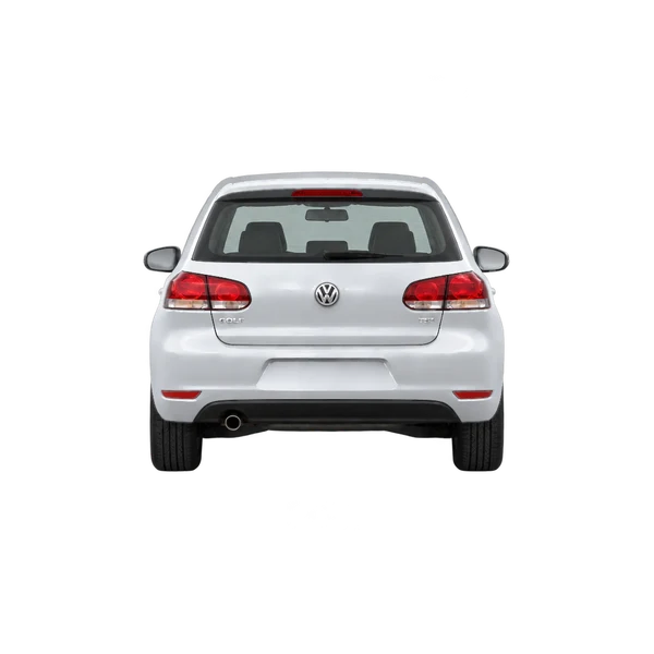 silver 2011 Volkswagen Golf VI rear view