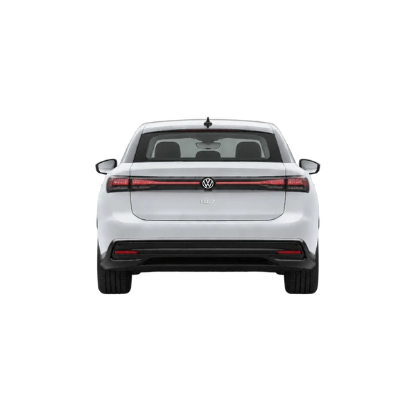 silver 2024 Volkswagen ID.7 rear view