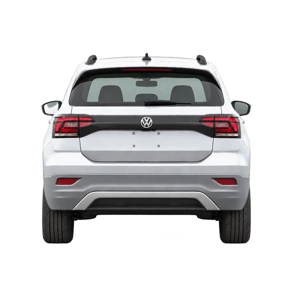 silver 2023 Volkswagen T-Cross rear view