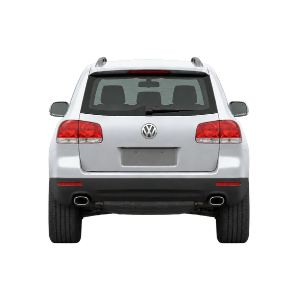 silver 2008 Volkswagen Touareg rear view