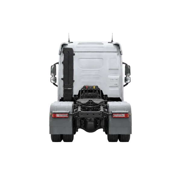 silver 2025 Volvo FM rear view