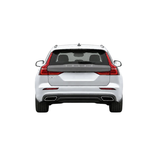 silver 2026 Volvo V60 rear view