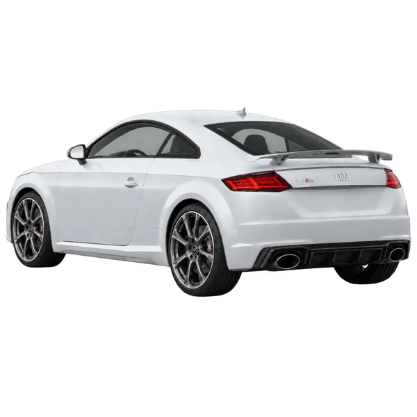 silver 2017 Audi Ttrs rear three-quarter (facing left) view