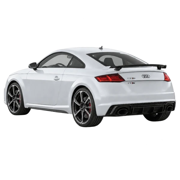 silver 2024 Audi Ttrs rear three-quarter (facing left) view
