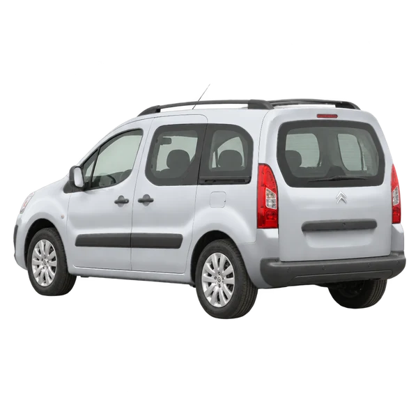 silver 2011 Citroën Berlingo rear three-quarter (facing left) view
