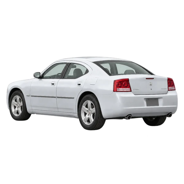 silver 2006 Dodge Charger rear three-quarter (facing left) view