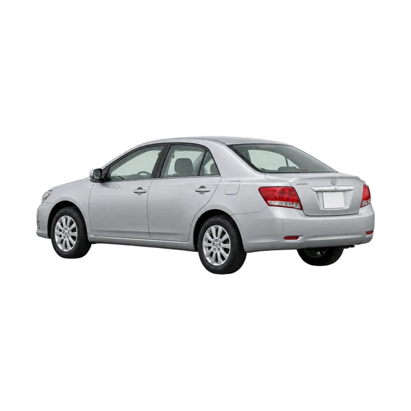 silver 2010 Toyota Allion rear three-quarter (facing left) view