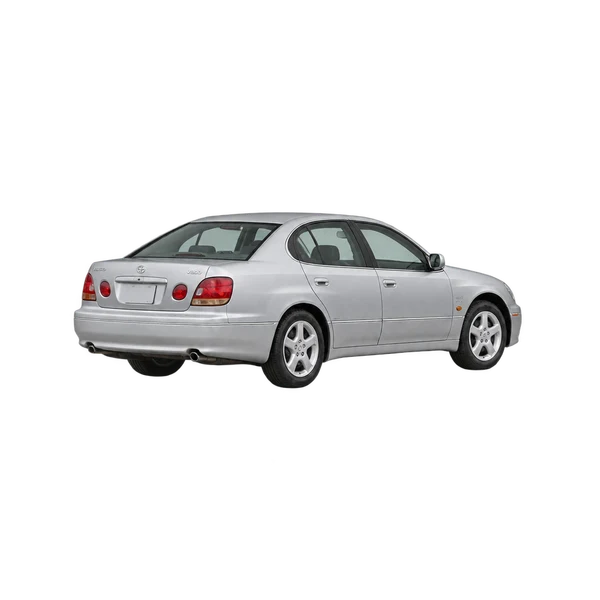 silver 2000 Toyota Aristo V300 rear three-quarter (facing left) view