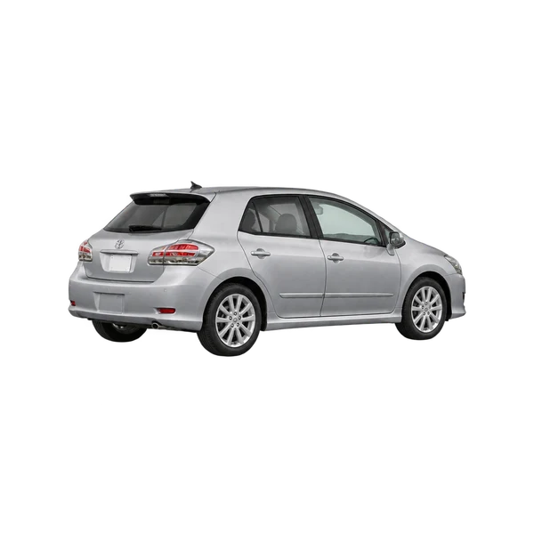 silver 2015 Toyota Blade rear three-quarter (facing left) view