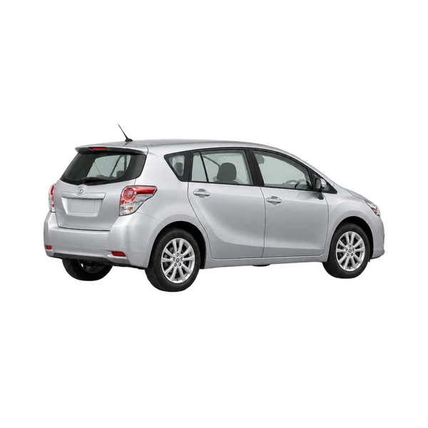silver 2015 Toyota Corolla Verso rear three-quarter (facing left) view