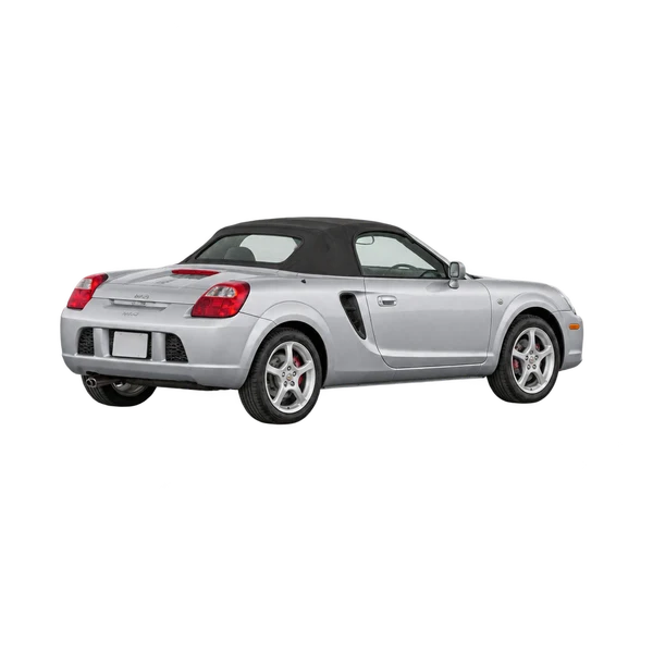 silver 2005 Toyota MR rear three-quarter (facing left) view