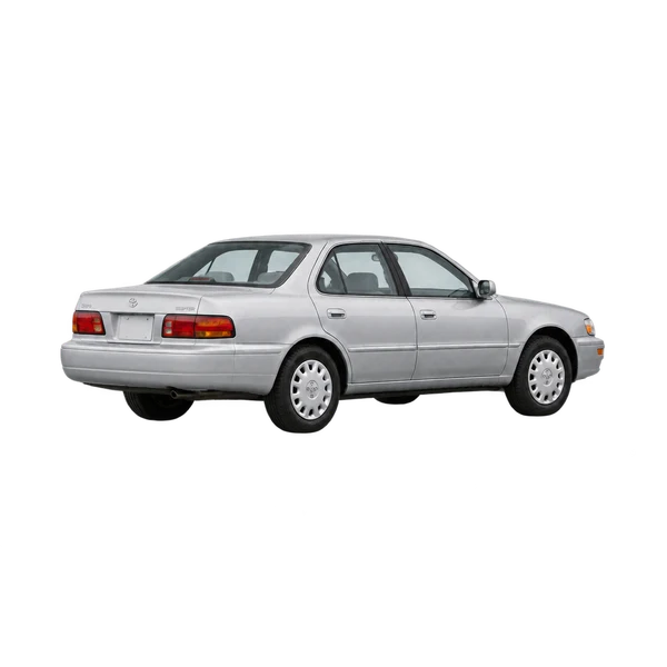 silver 1995 Toyota Scepter rear three-quarter (facing left) view