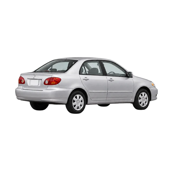 silver 2000 Toyota Will rear three-quarter (facing left) view