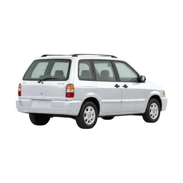 silver 1992 Mazda MPV rear three-quarter (facing right) view