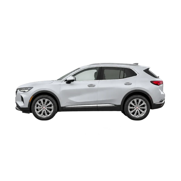 silver 2026 Buick Envision side (facing left) view