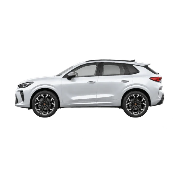 silver 2026 Cupra Terramar side (facing left) view
