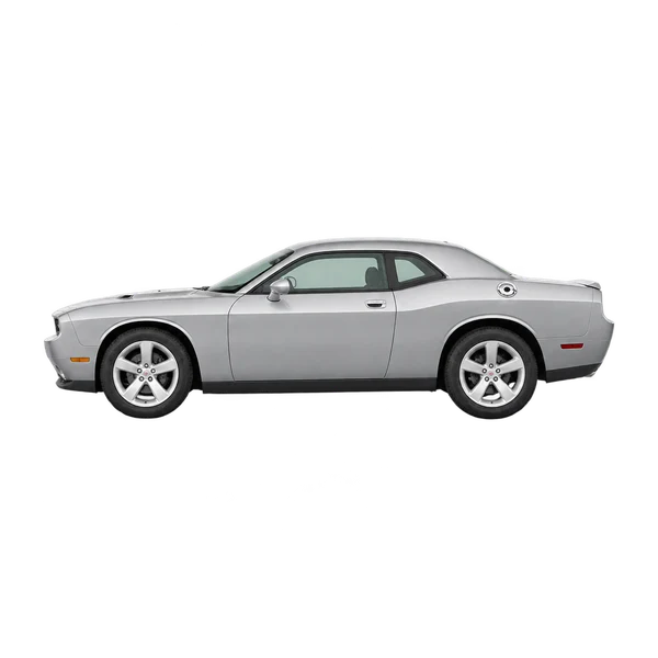 silver 2020 Dodge Challenger side (facing left) view