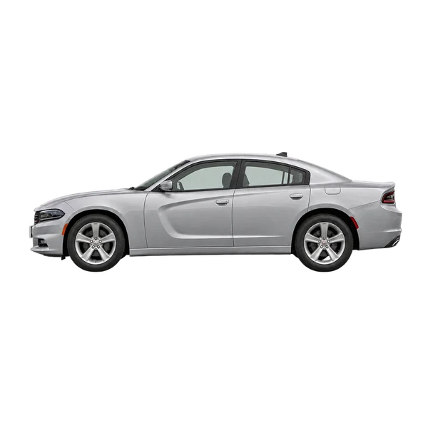 silver 2020 Dodge Charger side (facing left) view